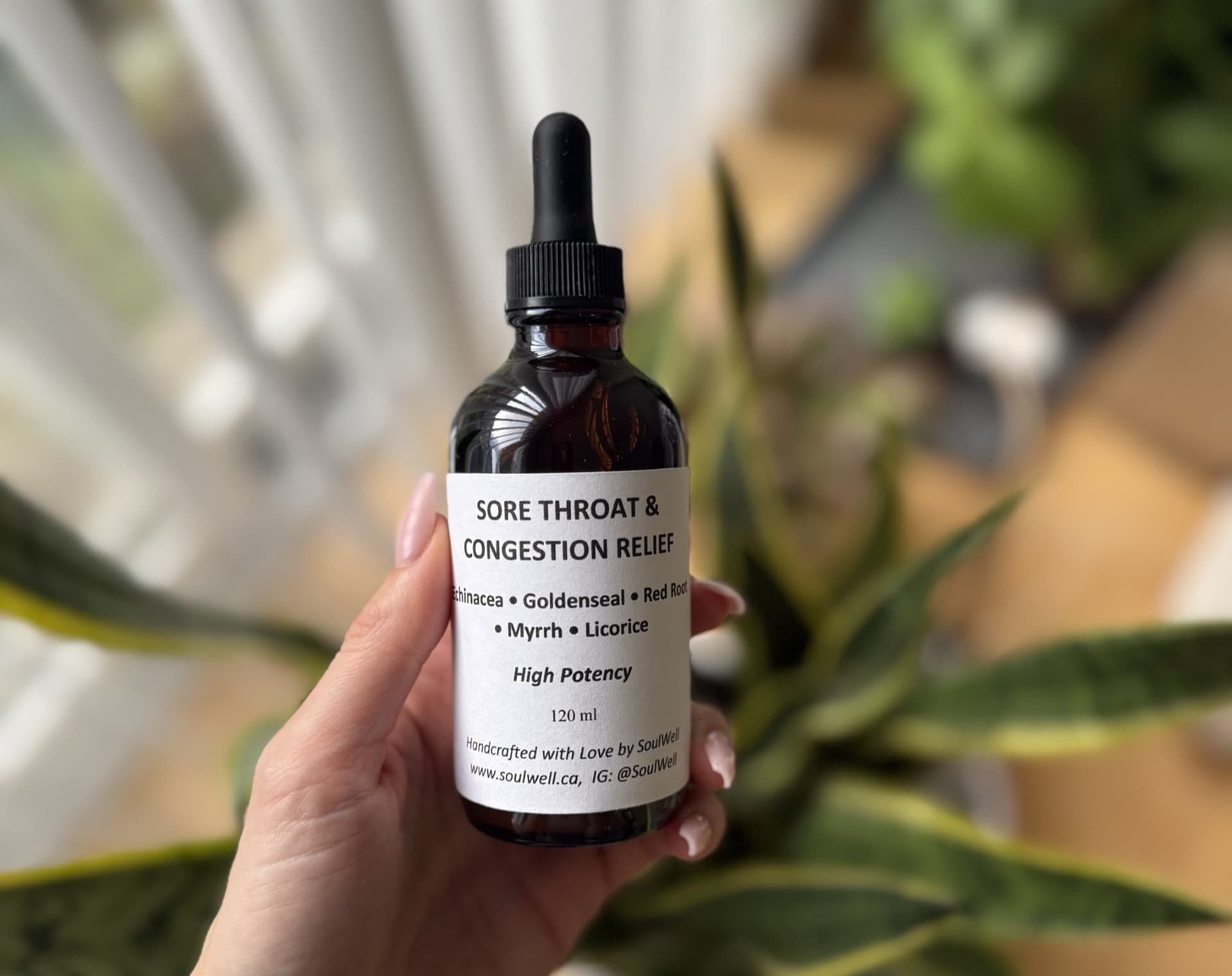 Product photograph of Sore Throat & Congestion Relief Tincture